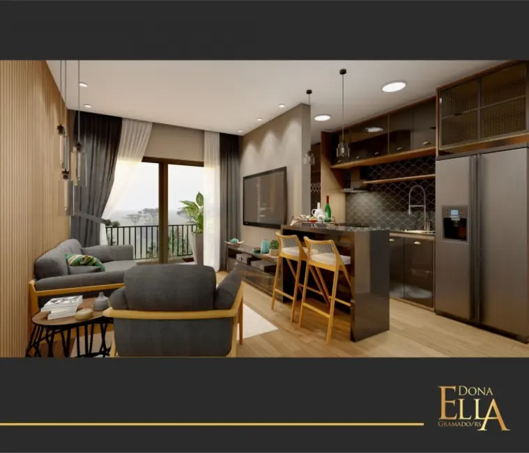 Apartamento com 2 quartos à venda, 71m2 em Gramado - RS - imagem 1 Foto 1 de Apartamento com 2 quartos à venda, 71m2 em Gramado - RS