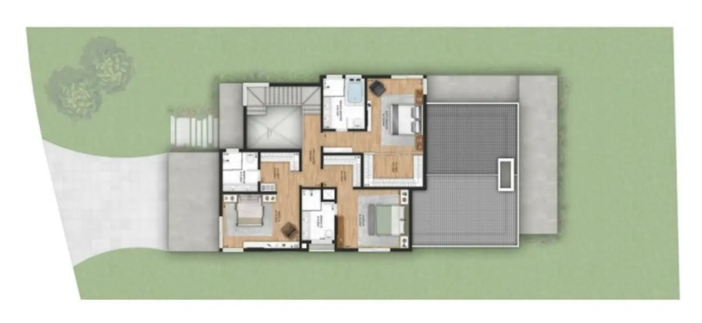 Casa de Condomínio com 3 quartos à venda, 318m2 em Canela - RS - imagem 6 Foto 6 de Casa de Condomínio com 3 quartos à venda, 318m2 em Canela - RS