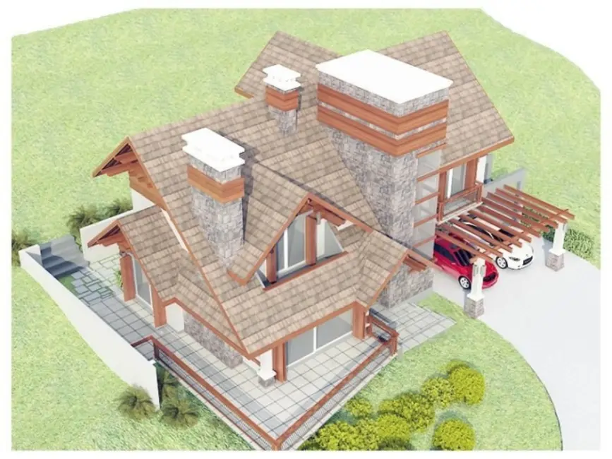 Casa de Condomínio com 4 quartos à venda, 300m2 em Gramado - RS - imagem 4 Foto 4 de Casa de Condomínio com 4 quartos à venda, 300m2 em Gramado - RS