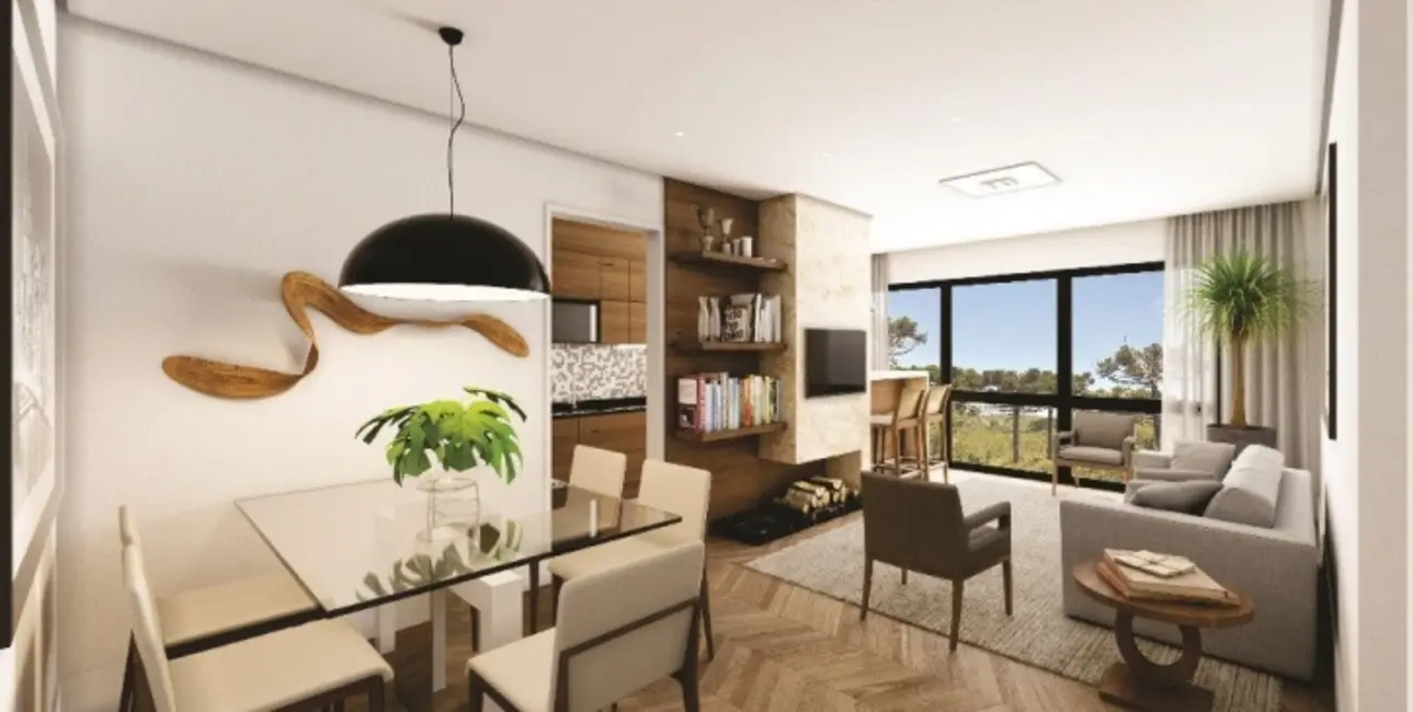 Apartamento com 1 quarto à venda, 62m2 em Gramado - RS - imagem 3 Foto 3 de Apartamento com 1 quarto à venda, 62m2 em Gramado - RS