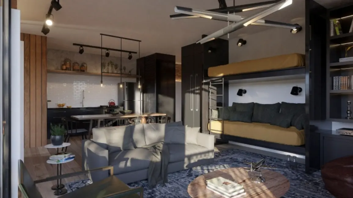 Apartamento com 1 quarto à venda, 73m2 em Centro, Gramado - RS - imagem 3 Foto 3 de Apartamento com 1 quarto à venda, 73m2 em Centro, Gramado - RS