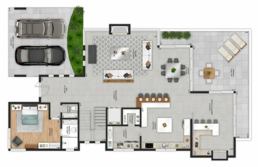 Casa de Condomínio com 4 quartos à venda, 387m2 em Canela - RS - imagem 5 Foto 5 de Casa de Condomínio com 4 quartos à venda, 387m2 em Canela - RS