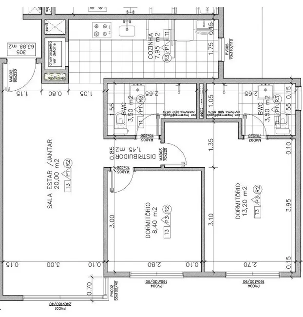 Apartamento com 2 quartos à venda, 64m2 em Gramado - RS - imagem 7 Foto 7 de Apartamento com 2 quartos à venda, 64m2 em Gramado - RS