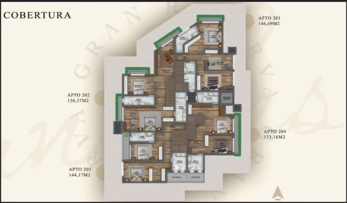 Apartamento com 3 quartos à venda, 131m2 em Centro, Gramado - RS - imagem 9 Foto 9 de Apartamento com 3 quartos à venda, 131m2 em Centro, Gramado - RS