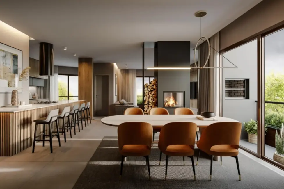 Apartamento com 3 quartos à venda, 131m2 em Centro, Gramado - RS - imagem 3 Foto 3 de Apartamento com 3 quartos à venda, 131m2 em Centro, Gramado - RS