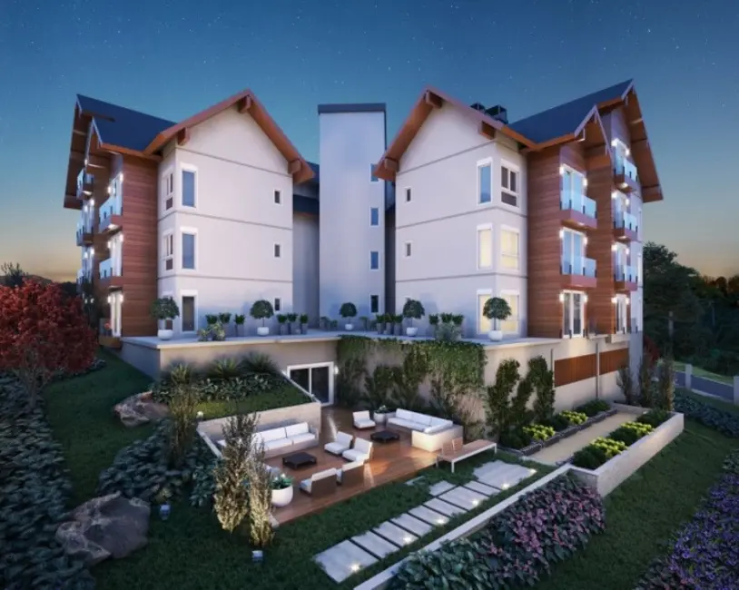 Apartamento com 2 quartos à venda, 80m2 em Gramado - RS - imagem 3 Foto 3 de Apartamento com 2 quartos à venda, 80m2 em Gramado - RS