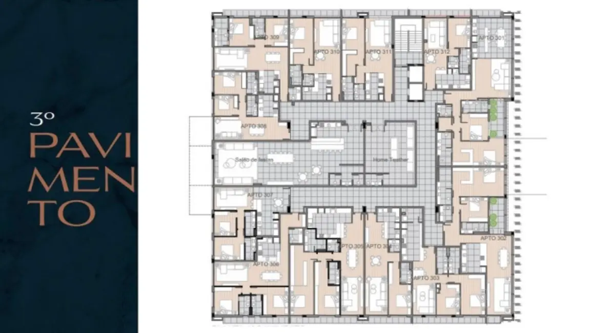 Apartamento com 1 quarto à venda, 78m2 em Centro, Gramado - RS - imagem 3 Foto 3 de Apartamento com 1 quarto à venda, 78m2 em Centro, Gramado - RS