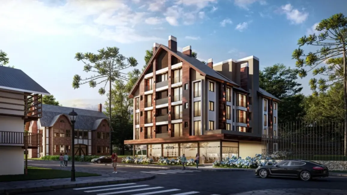 Apartamento com 2 quartos à venda, 63m2 em Gramado - RS - imagem 1 Foto 1 de Apartamento com 2 quartos à venda, 63m2 em Gramado - RS
