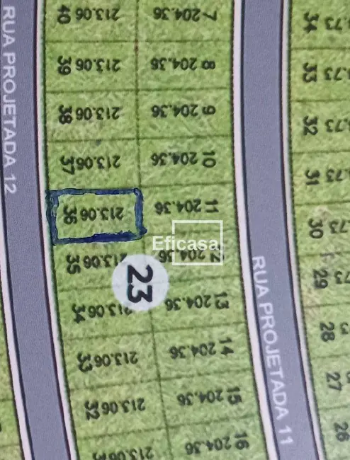 Foto 4 de Terreno / Lote à venda, 213m2 em Mirassol - SP