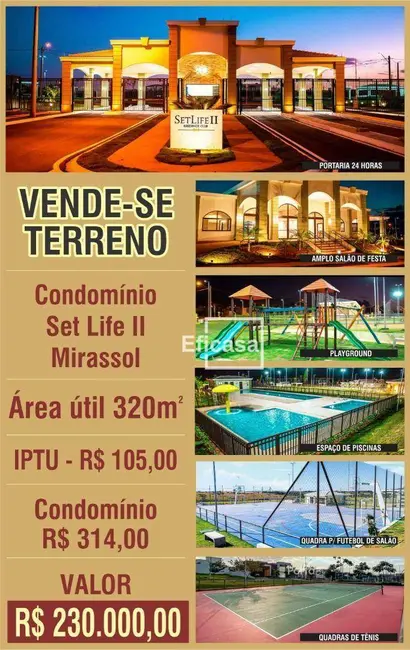 Foto 4 de Terreno / Lote à venda, 253m2 em Mirassol - SP