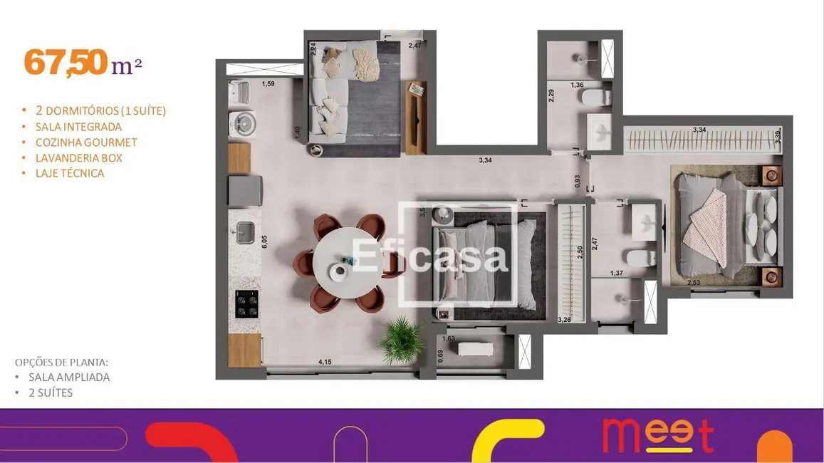 Apartamento com 2 quartos à venda, 90m2 em Vila Sinibaldi, Sao Jose Do Rio Preto - SP - imagem 8 Foto 8 de Apartamento com 2 quartos à venda, 90m2 em Vila Sinibaldi, Sao Jose Do Rio Preto - SP