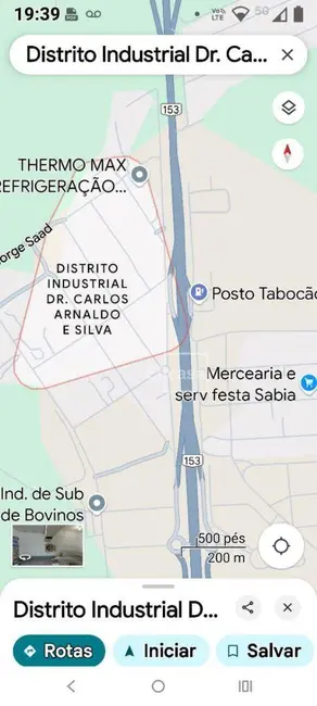 Foto 2 de Terreno / Lote à venda, 681m2 em Distrito Industrial Doutor Carlos Arnaldo e Silva, Sao Jose Do Rio Preto - SP