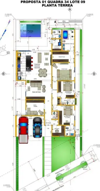 Foto 4 de Casa de Condomínio com 3 quartos à venda, 400m2 em Residencial Gaivota II,  - SP