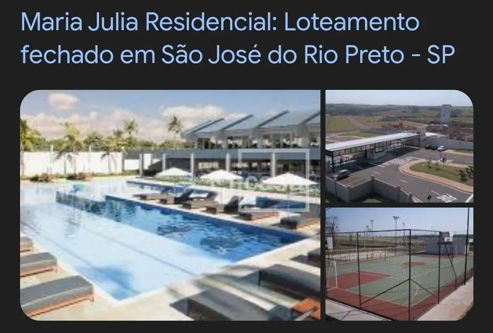 Foto 2 de Terreno / Lote à venda, 281m2 em Residencial Maria Júlia, Sao Jose Do Rio Preto - SP