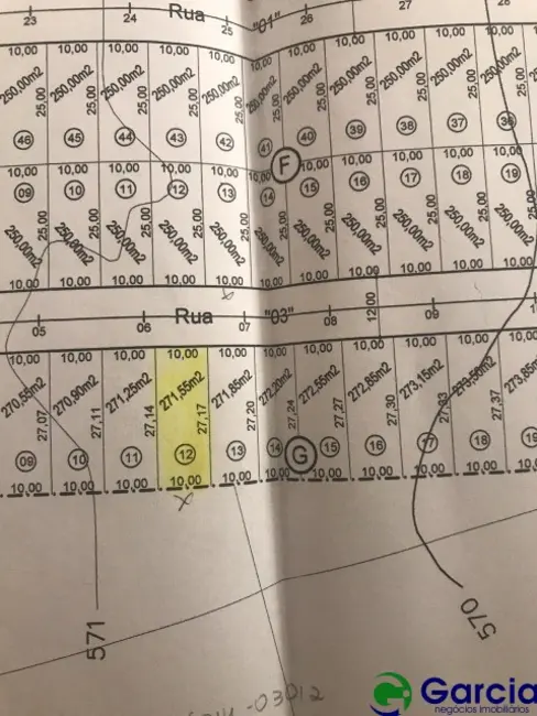 Foto 1 de Terreno / Lote à venda, 272m2 em Mogi Guacu - SP