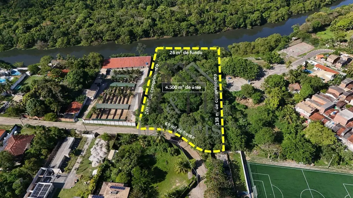 Foto 2 de Lote de Condomínio à venda, 4500m2 em Portão, Lauro De Freitas - BA