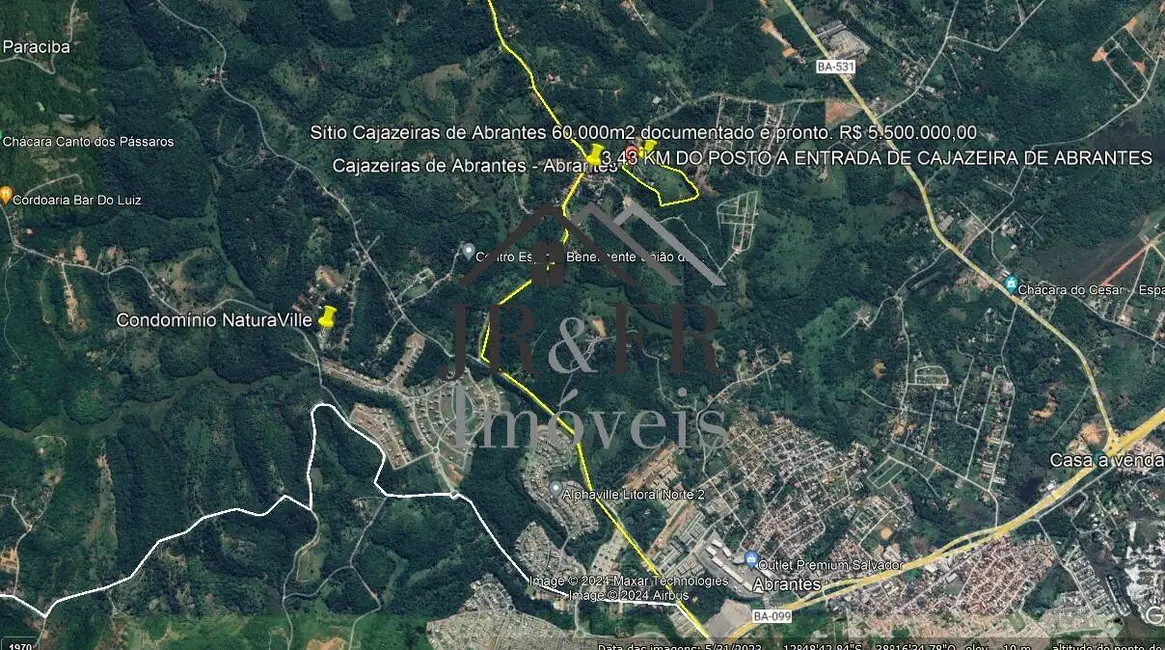 Foto 3 de Chácara com 5 quartos à venda, 360m2 em Camacari - BA