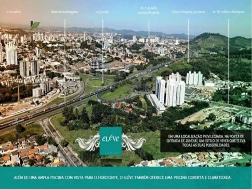 Foto 3 de Apartamento com 3 quartos à venda, 100m2 em Jardim Trevo, Jundiai - SP