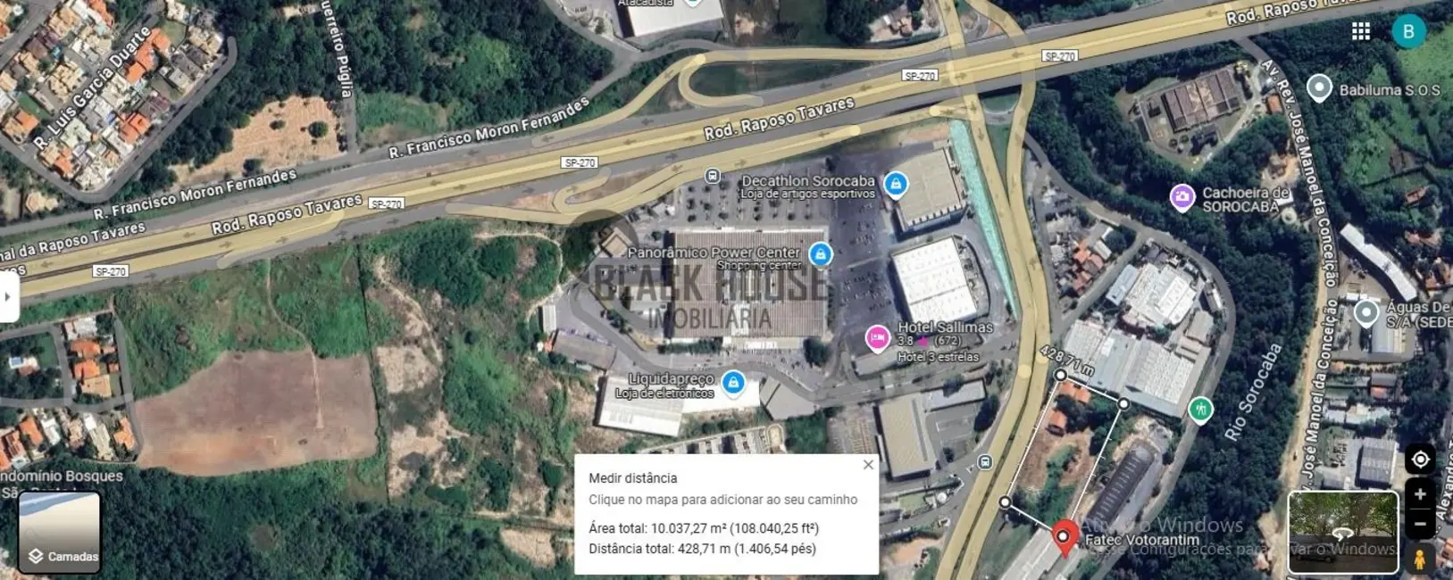 Foto 3 de Terreno / Lote à venda, 10000m2 em Centro, Votorantim - SP