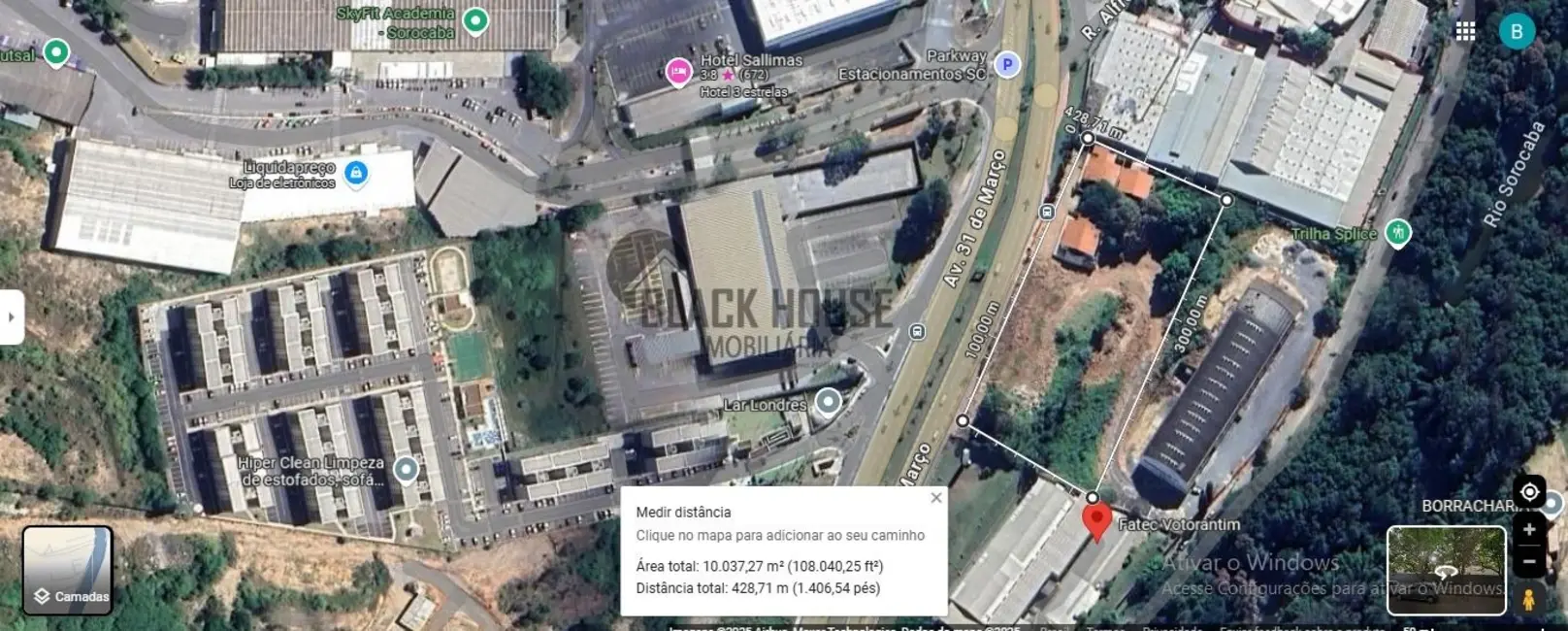 Foto 2 de Terreno / Lote à venda, 10000m2 em Centro, Votorantim - SP