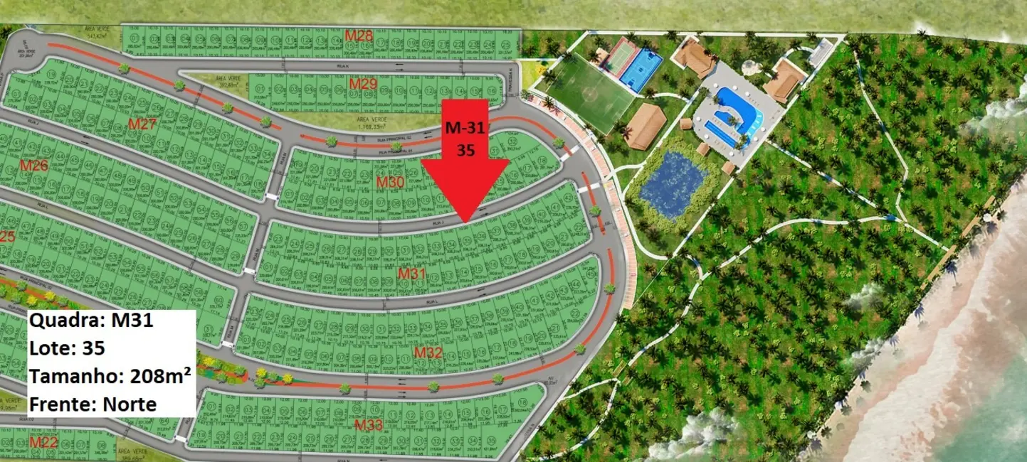 Terreno / Lote à venda, 208m2 em Centro, Barra Dos Coqueiros - SE - imagem 1 Foto 1 de Terreno / Lote à venda, 208m2 em Centro, Barra Dos Coqueiros - SE