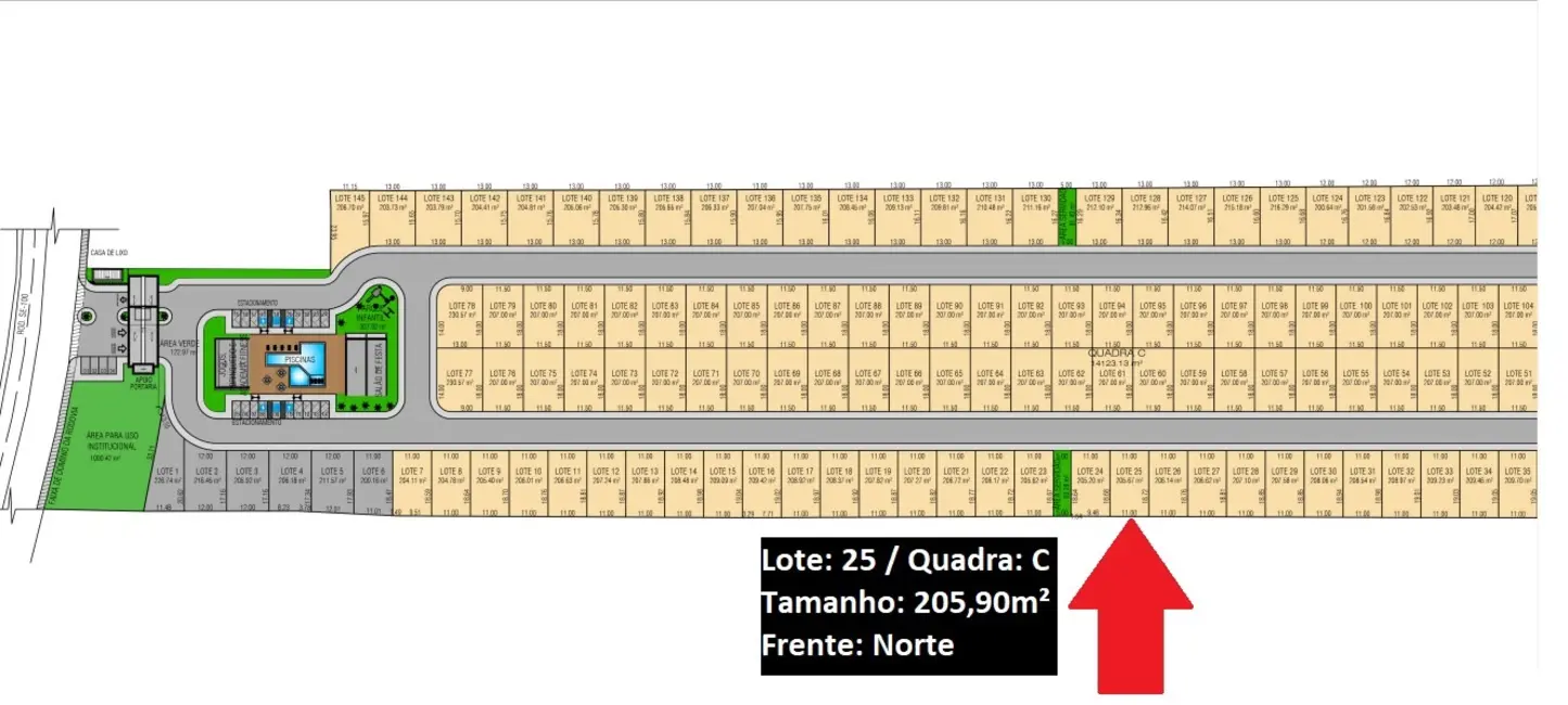 Foto 1 de Terreno / Lote à venda, 206m2 em Centro, Barra Dos Coqueiros - SE