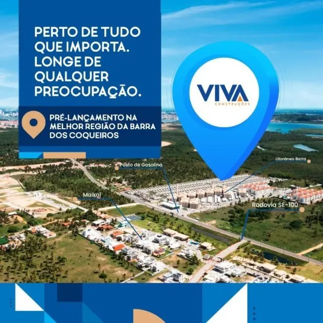 Foto 2 de Casa de Condomínio com 3 quartos à venda, 83m2 em Barra Dos Coqueiros - SE