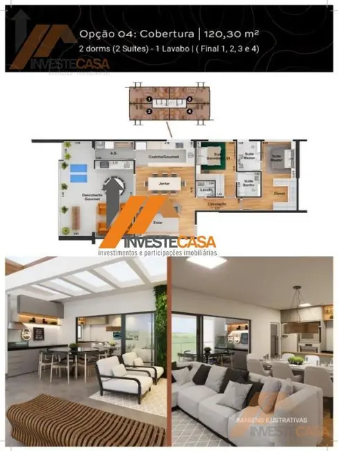Foto 9 de Apartamento com 3 quartos à venda, 126m2 em Além Ponte, Sorocaba - SP