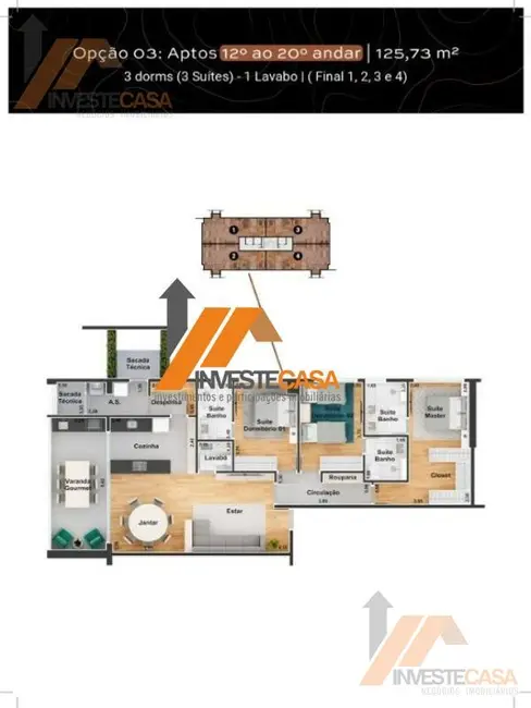 Apartamento com 2 quartos à venda, 113m2 em Além Ponte, Sorocaba - SP - imagem 7 Foto 7 de Apartamento com 2 quartos à venda, 113m2 em Além Ponte, Sorocaba - SP