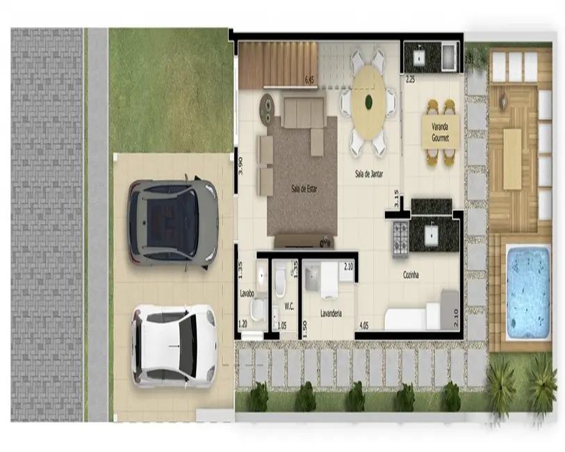 Casa de Condomínio com 3 quartos à venda, 137m2 em Jardim Gonçalves, Sorocaba - SP - imagem 7 Foto 7 de Casa de Condomínio com 3 quartos à venda, 137m2 em Jardim Gonçalves, Sorocaba - SP