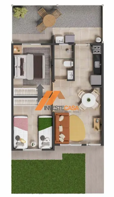 Foto 8 de Casa de Condomínio com 2 quartos à venda, 48m2 em Vila Bom Jesus, Sorocaba - SP