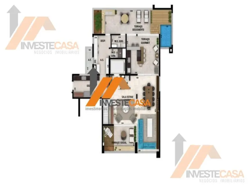 Foto 6 de Apartamento com 3 quartos à venda, 215m2 em Parque Campolim, Sorocaba - SP