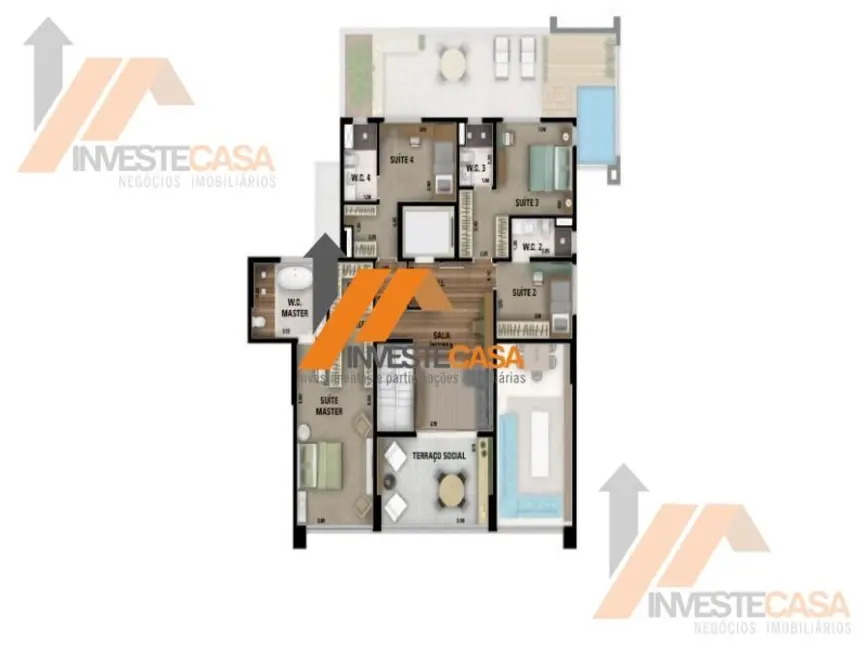 Foto 7 de Apartamento com 3 quartos à venda, 215m2 em Parque Campolim, Sorocaba - SP
