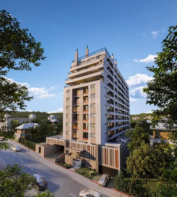 Foto 3 de Apartamento com 1 quarto à venda, 33m2 em Barreiros, Sao Jose - SC