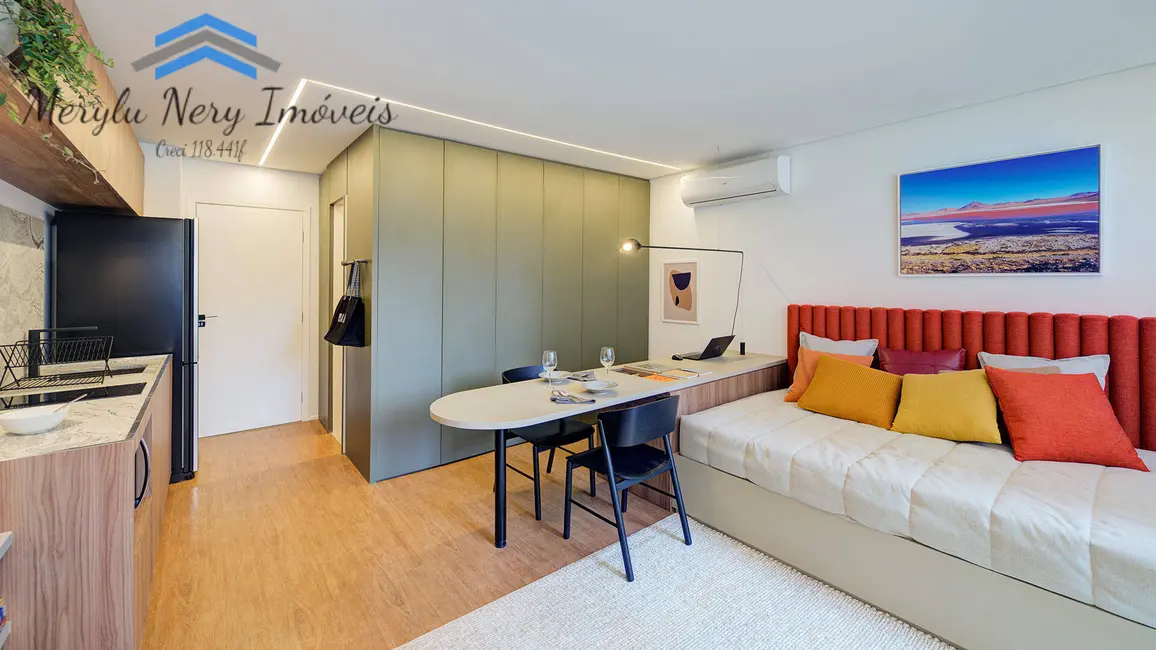 Apartamento com 1 quarto à venda, 30m2 em Campo Belo, São Paulo - SP - imagem 4 Foto 4 de Apartamento com 1 quarto à venda, 30m2 em Campo Belo, São Paulo - SP