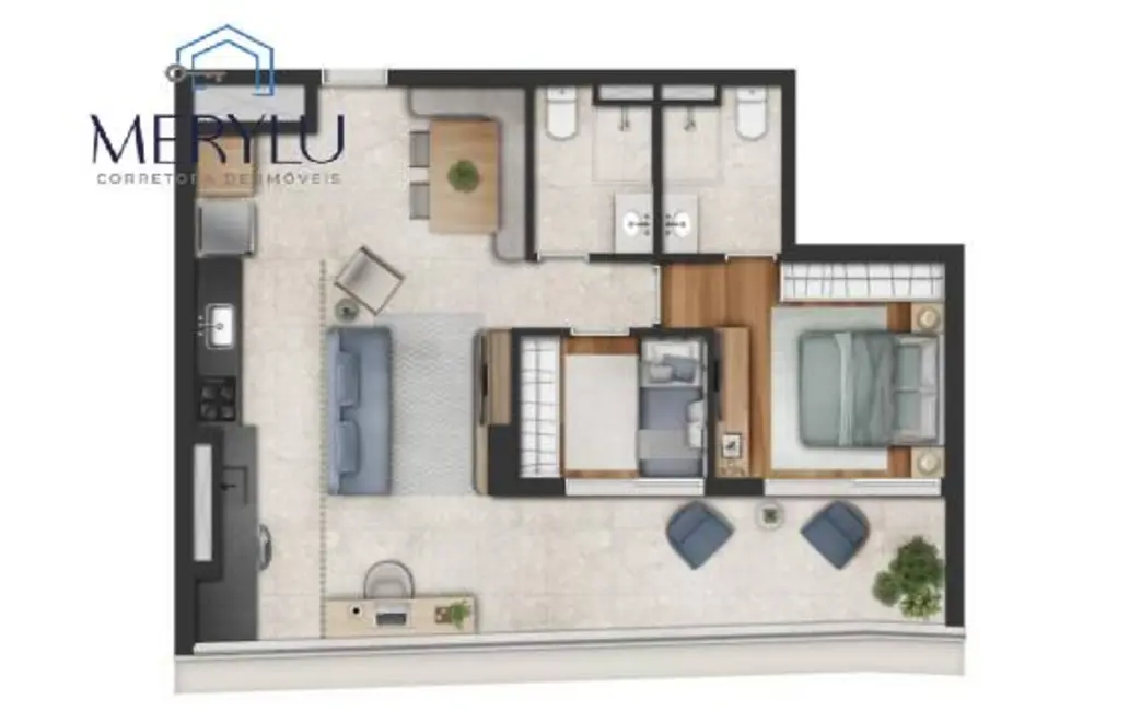 Foto 2 de Apartamento com 2 quartos à venda, 73m2 em Butantã, São Paulo - SP