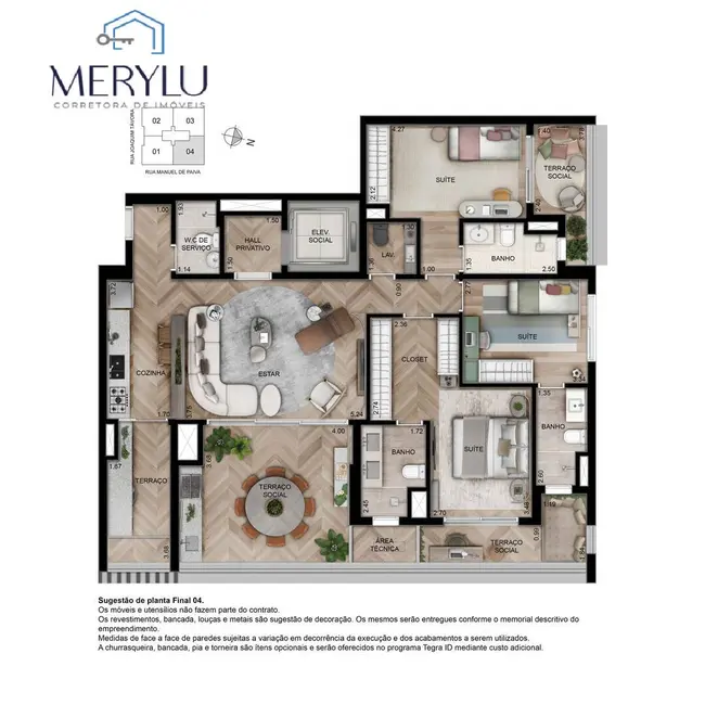 Foto 3 de Apartamento com 3 quartos à venda, 141m2 em Vila Mariana, São Paulo - SP