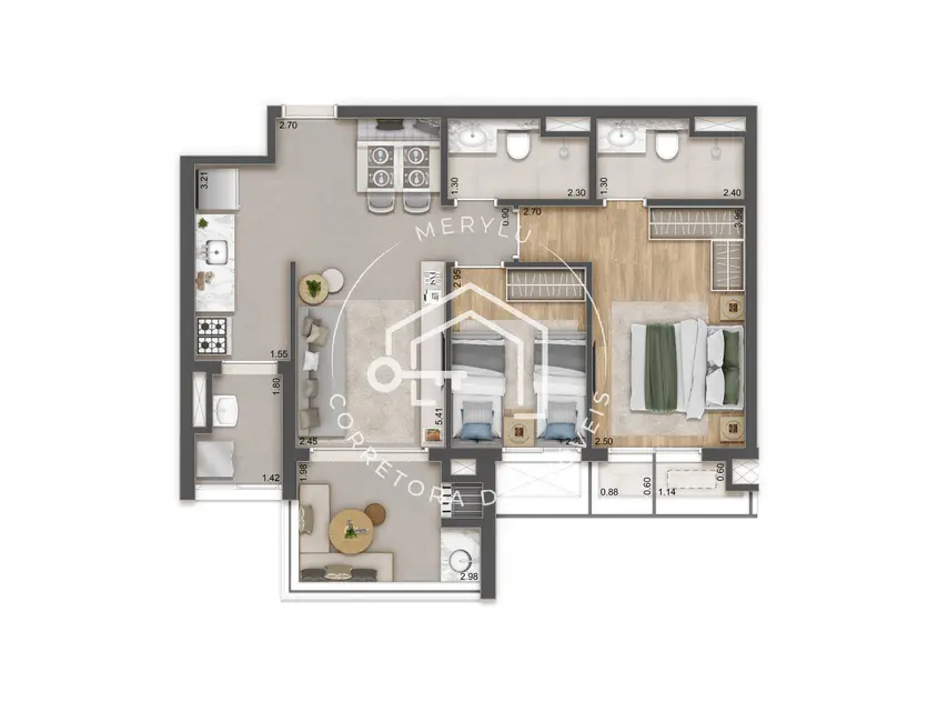 Foto 9 de Apartamento com 2 quartos à venda, 63m2 em Vila Clementino, São Paulo - SP