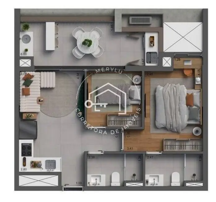 Foto 6 de Apartamento com 2 quartos à venda, 60m2 em Vila Pompéia, São Paulo - SP