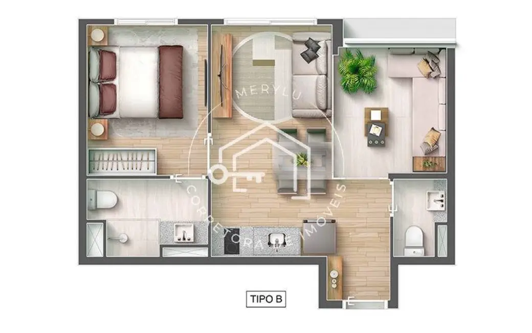 Foto 4 de Apartamento com 1 quarto à venda e para alugar, 37m2 em Butantã, São Paulo - SP