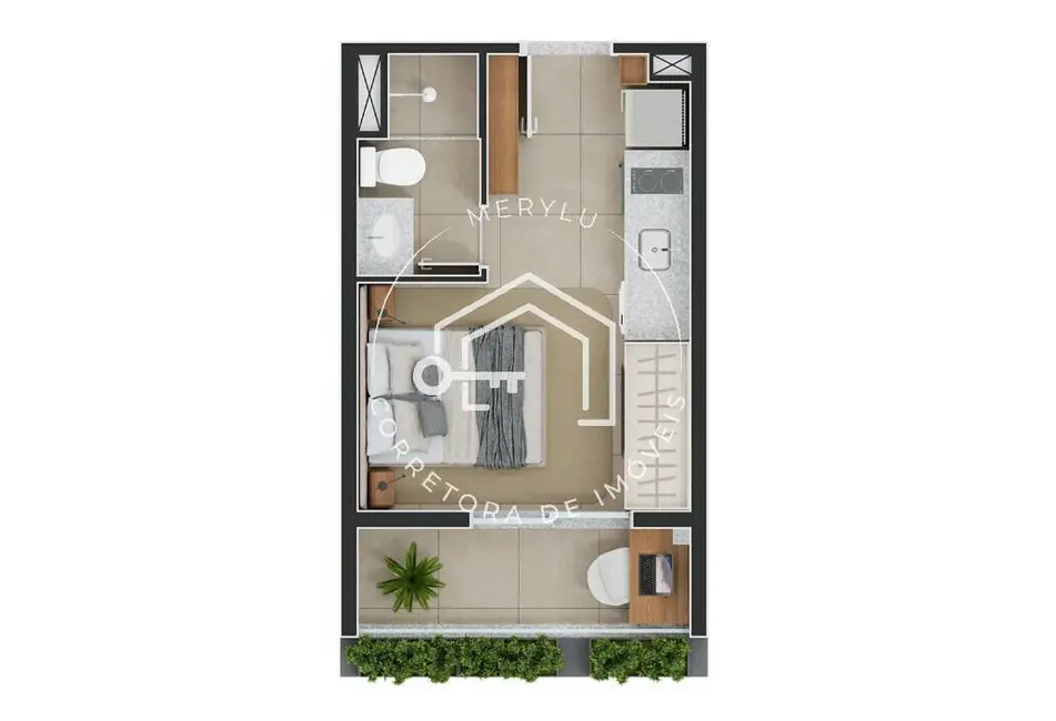 Foto 6 de Apartamento com 1 quarto à venda, 22m2 em Higienópolis, São Paulo - SP