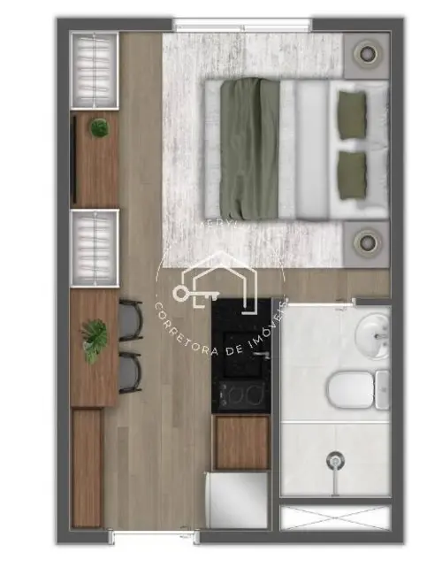 Foto 3 de Apartamento com 1 quarto à venda, 18m2 em Vila Guarani (Z Sul), São Paulo - SP