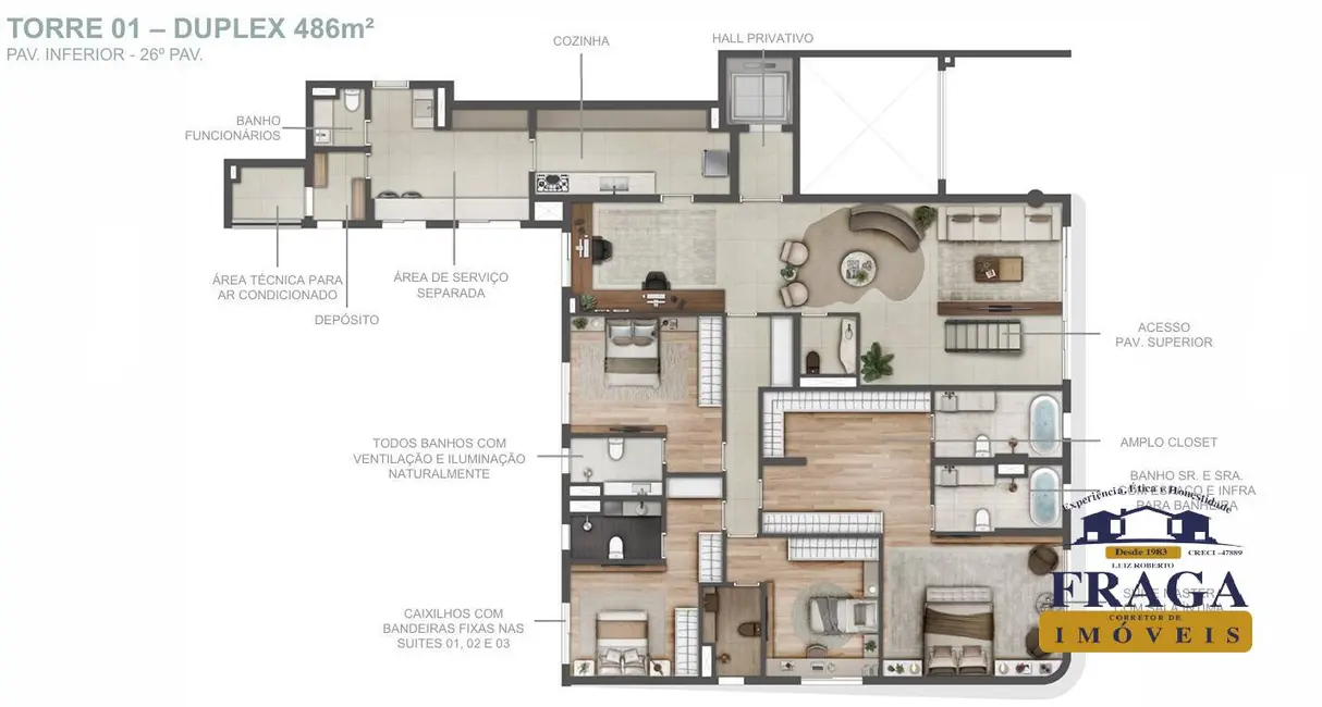Foto 4 de Apartamento com 4 quartos à venda, 486m2 em Cerâmica, Sao Caetano Do Sul - SP