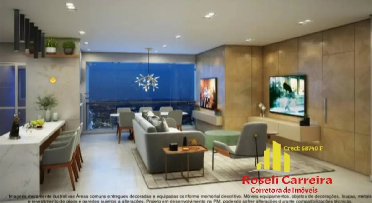 Foto 5 de Apartamento com 3 quartos à venda, 117m2 em Vila Assunção, Santo Andre - SP