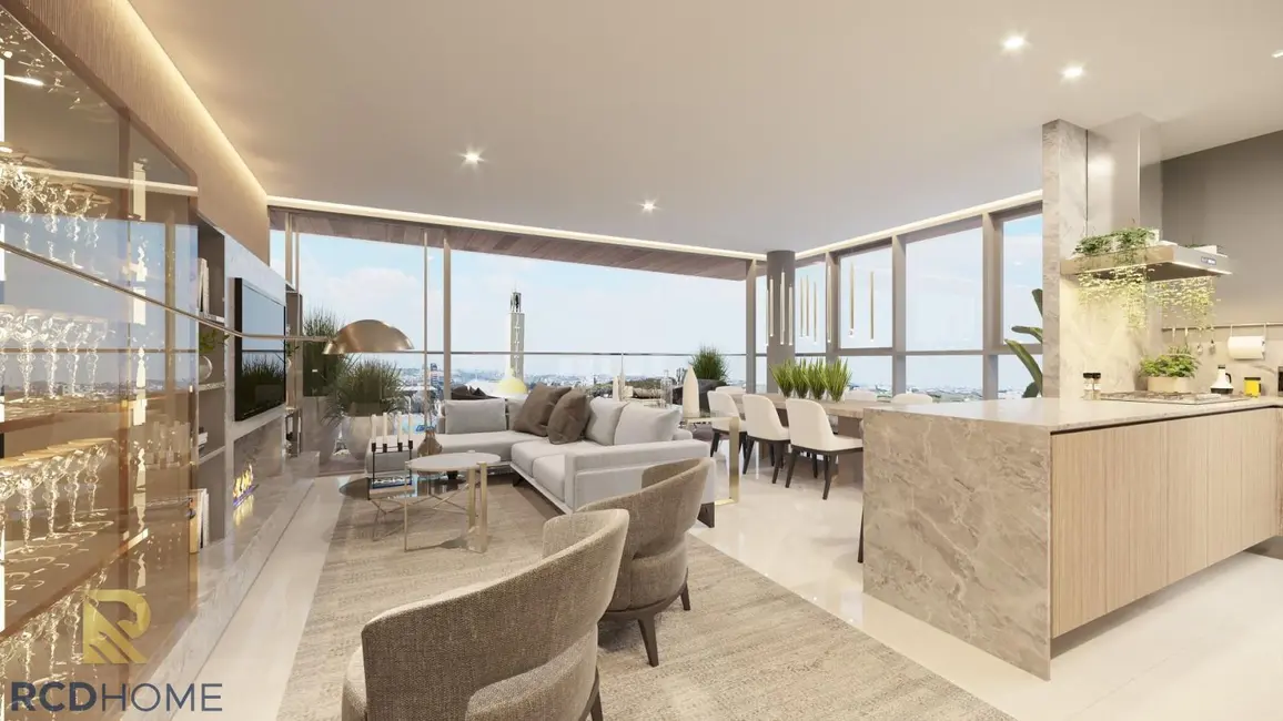 Foto 4 de Apartamento com 3 quartos à venda, 153m2 em Curitiba - PR