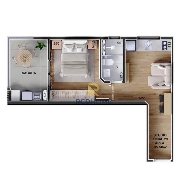 Loja com 1 quarto à venda, 28m2 em Curitiba - PR - imagem 7 Foto 7 de Loja com 1 quarto à venda, 28m2 em Curitiba - PR