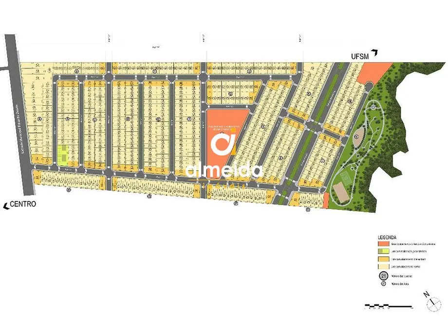 Terreno / Lote à venda, 323m2 em São José, Santa Maria - RS - imagem 2 Foto 2 de Terreno / Lote à venda, 323m2 em São José, Santa Maria - RS