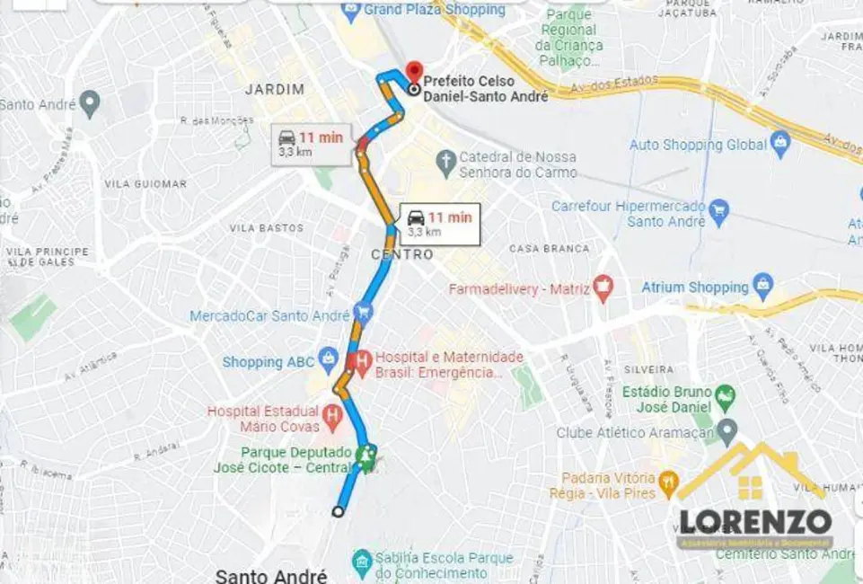 Terreno / Lote à venda, 400m2 em Paraíso, Santo Andre - SP - imagem 4 Foto 4 de Terreno / Lote à venda, 400m2 em Paraíso, Santo Andre - SP