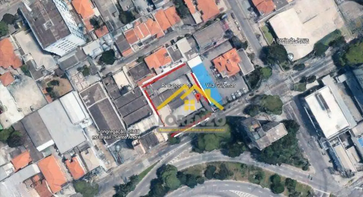 Foto 1 de Terreno / Lote à venda, 1440m2 em Jardim, Santo Andre - SP