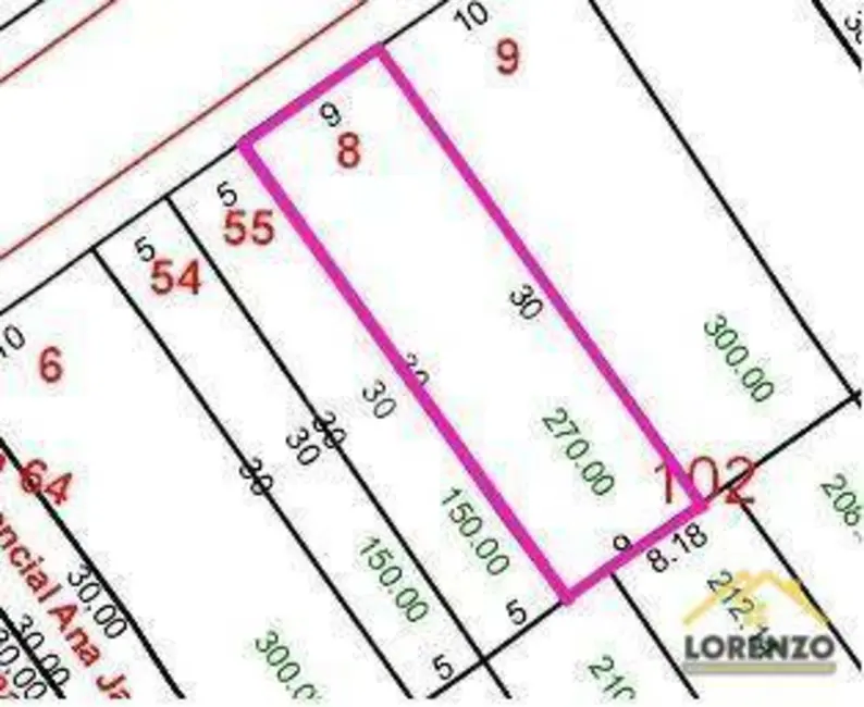 Foto 2 de Terreno / Lote à venda, 270m2 em Jardim Paraíso, Santo Andre - SP